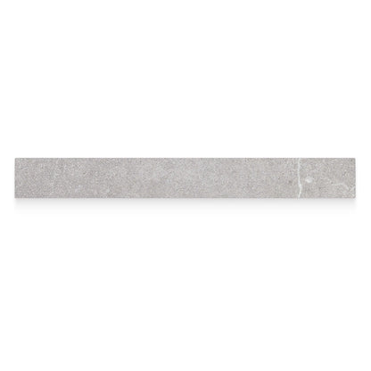 Astrastone Porcelain Tile Silver Matte Bullnose