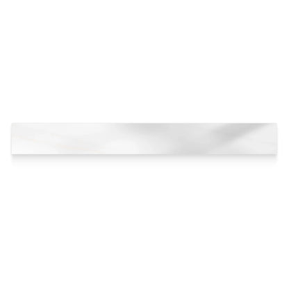 Marbella Porcelain Tile White Polished Bullnose