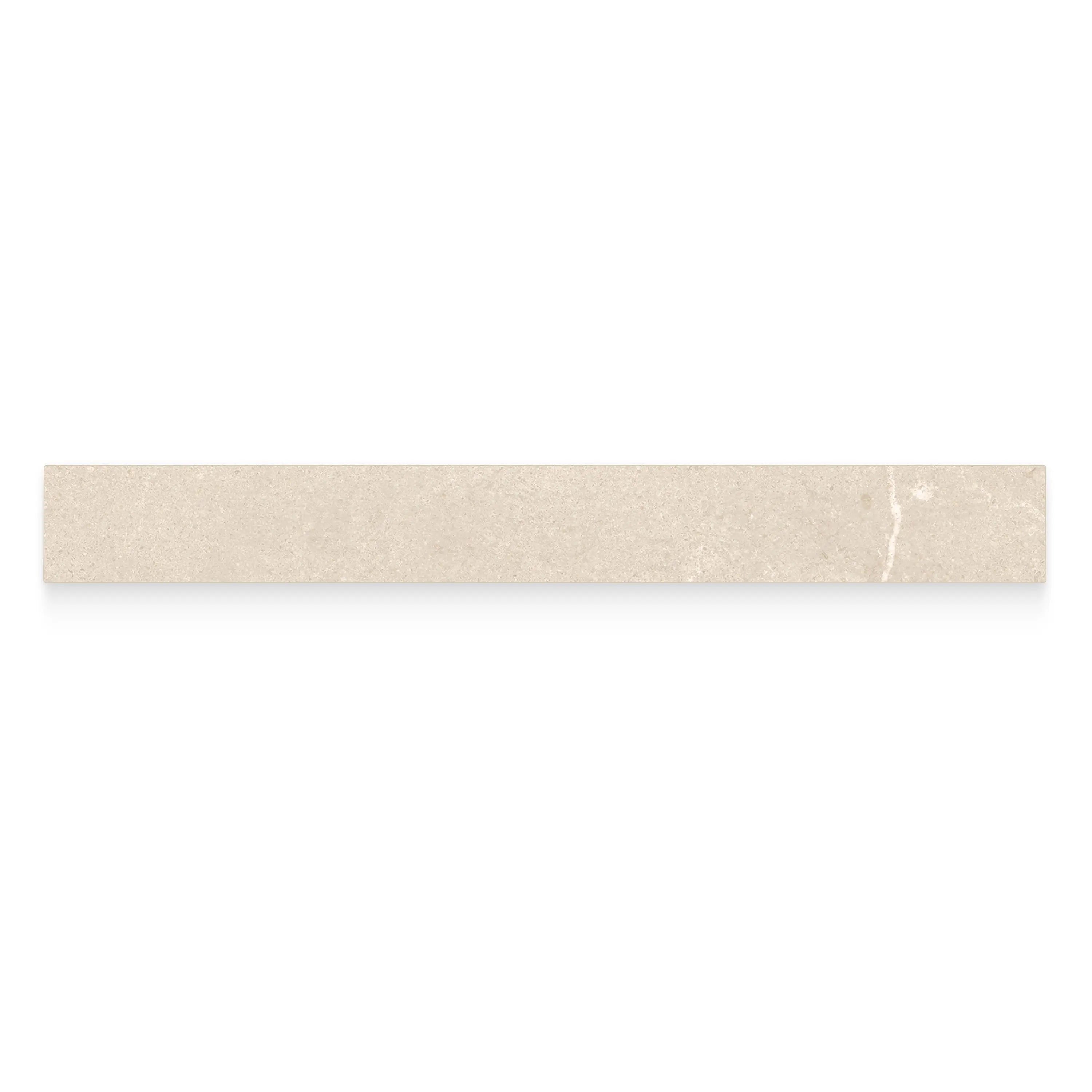 Astrastone Porcelain Tile Ivory Matte Bullnose