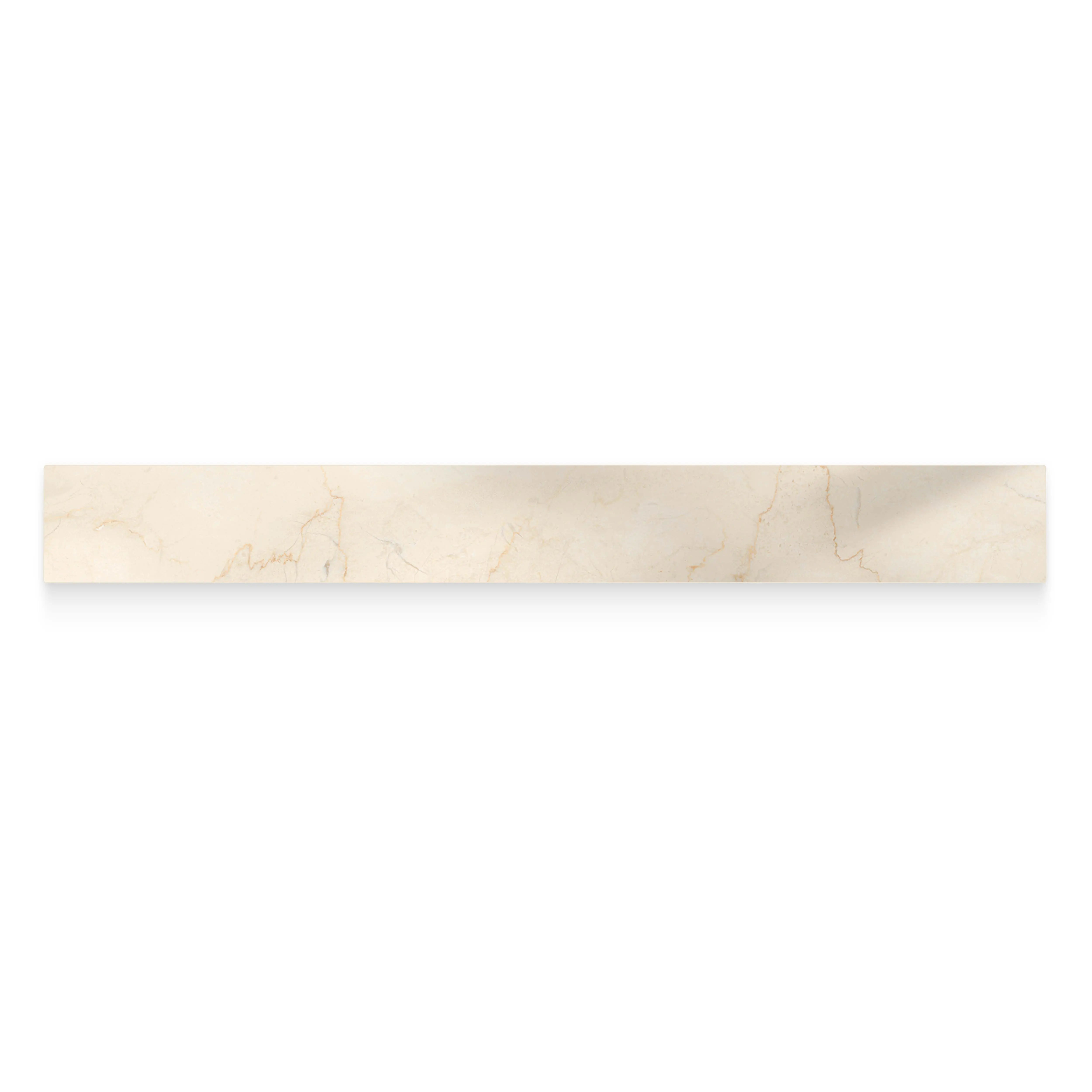 Botticino Select Porcelain Tile Natural Bullnose Polished