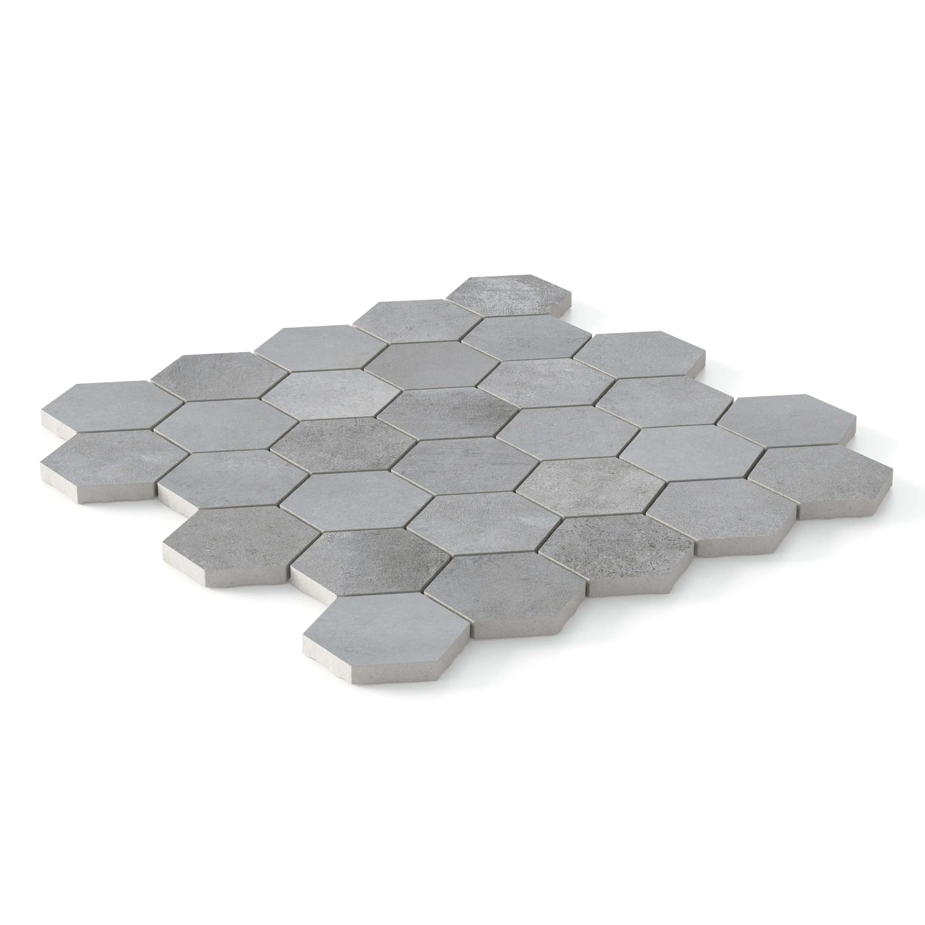 Bond Porcelain Tile Antracita Hexagon Mosaic