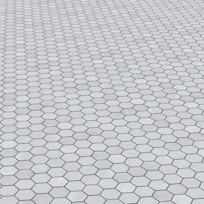 Bond Porcelain Tile Gris Hexagon Mosaic