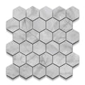 Opal Porcelain Tile Pearl Hexagon Mosaic 11x13 Sheet Matte