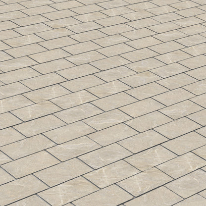 Ardesia Slate Cocoa Matte 2x4 Muretto Mosaic Tumbled Edge (12x12 Sheet)