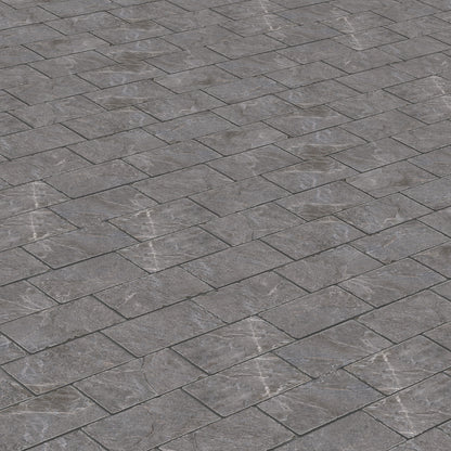 Ardesia Slate Storm Matte 2x4 Muretto Mosaic Tumbled Edge (12x12 Sheet)