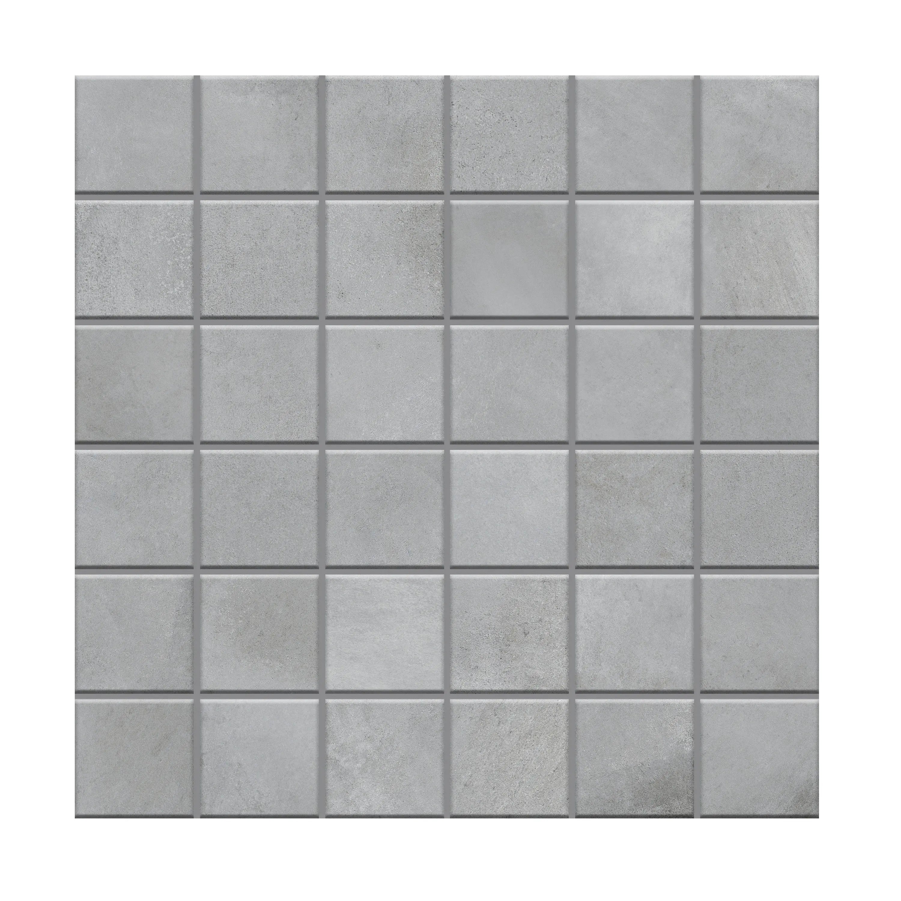 Bond Porcelain Tile Antracita Square Mosaic 2x2 Sheet