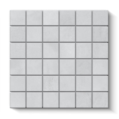 Bond Porcelain Tile Gris Square Mosaic 2x2 Sheet