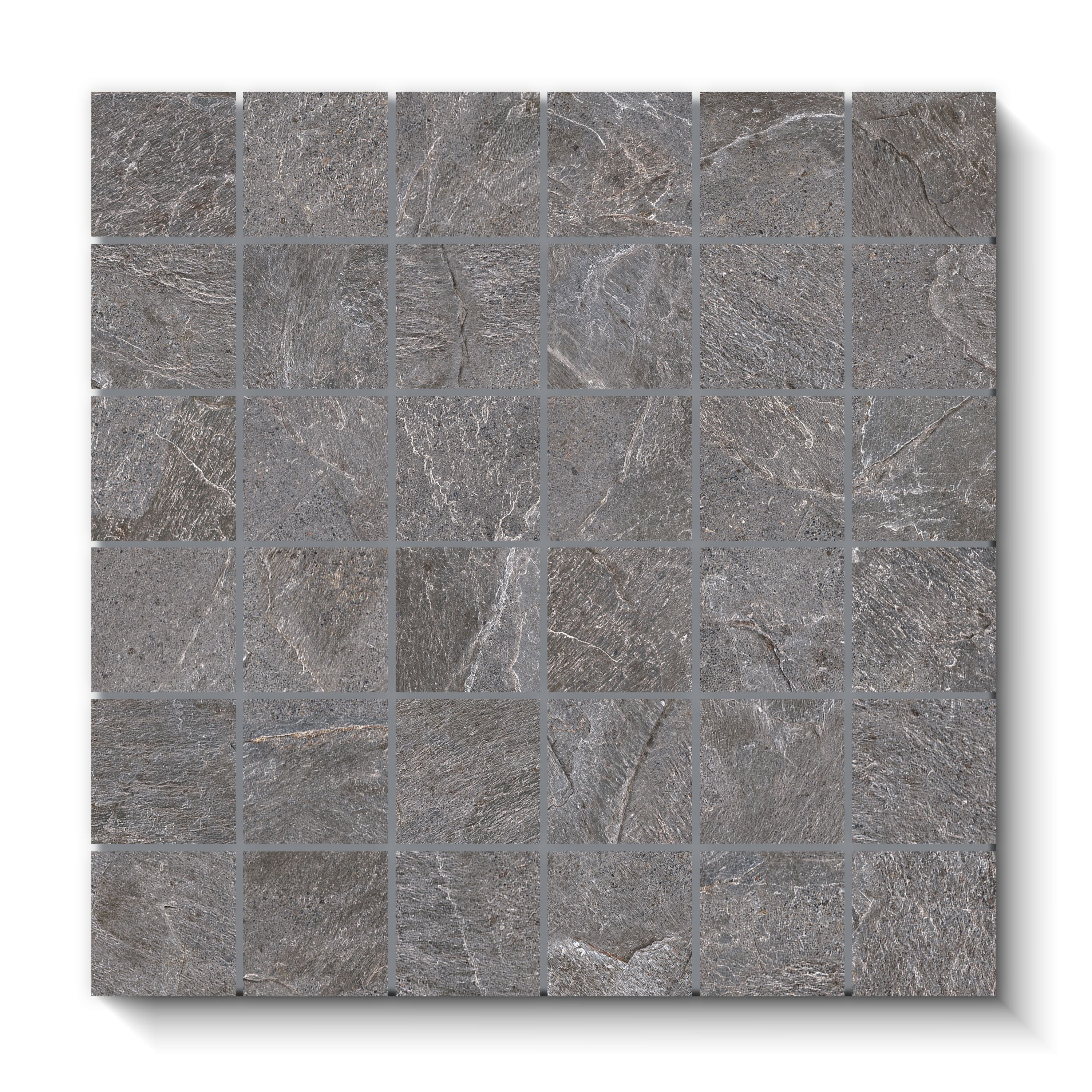 Ardesia Slate Storm Matte 2x2 Mosaic (12x12 Sheet)