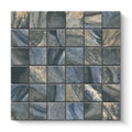 Nebula Porcelain Tile Azul Square Mosaic 2x2 Sheet