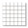 Blanc Porcelain Tile Square Mosaic 2x2 Sheet