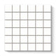 Blanc Porcelain Tile Square Mosaic 2x2 Sheet