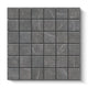 Astrastone Porcelain Tile Graphite Square Mosaic 2x2 Sheet
