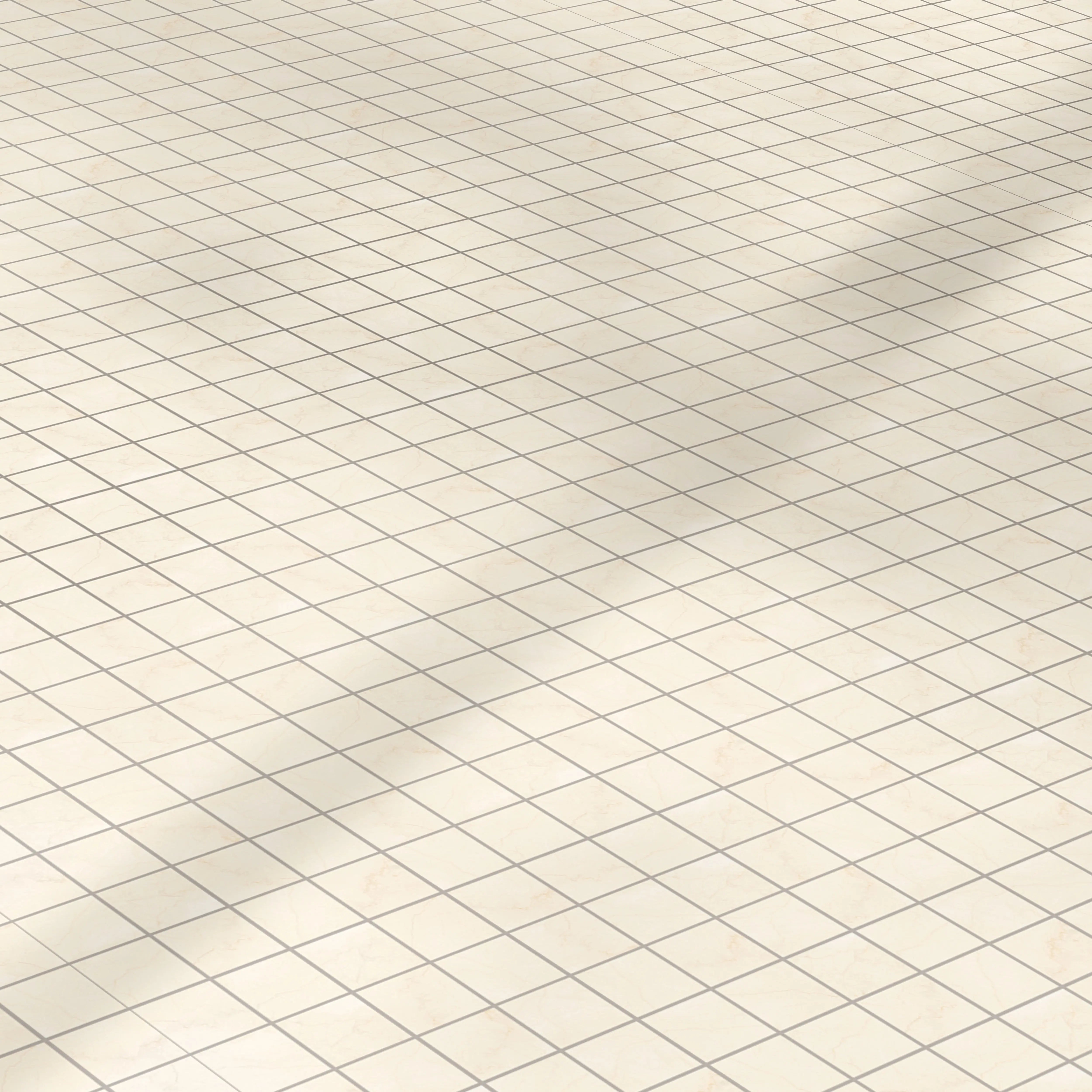 Botticino Select Porcelain Tile Natural Square Mosaic 2x2 Sheet Polished