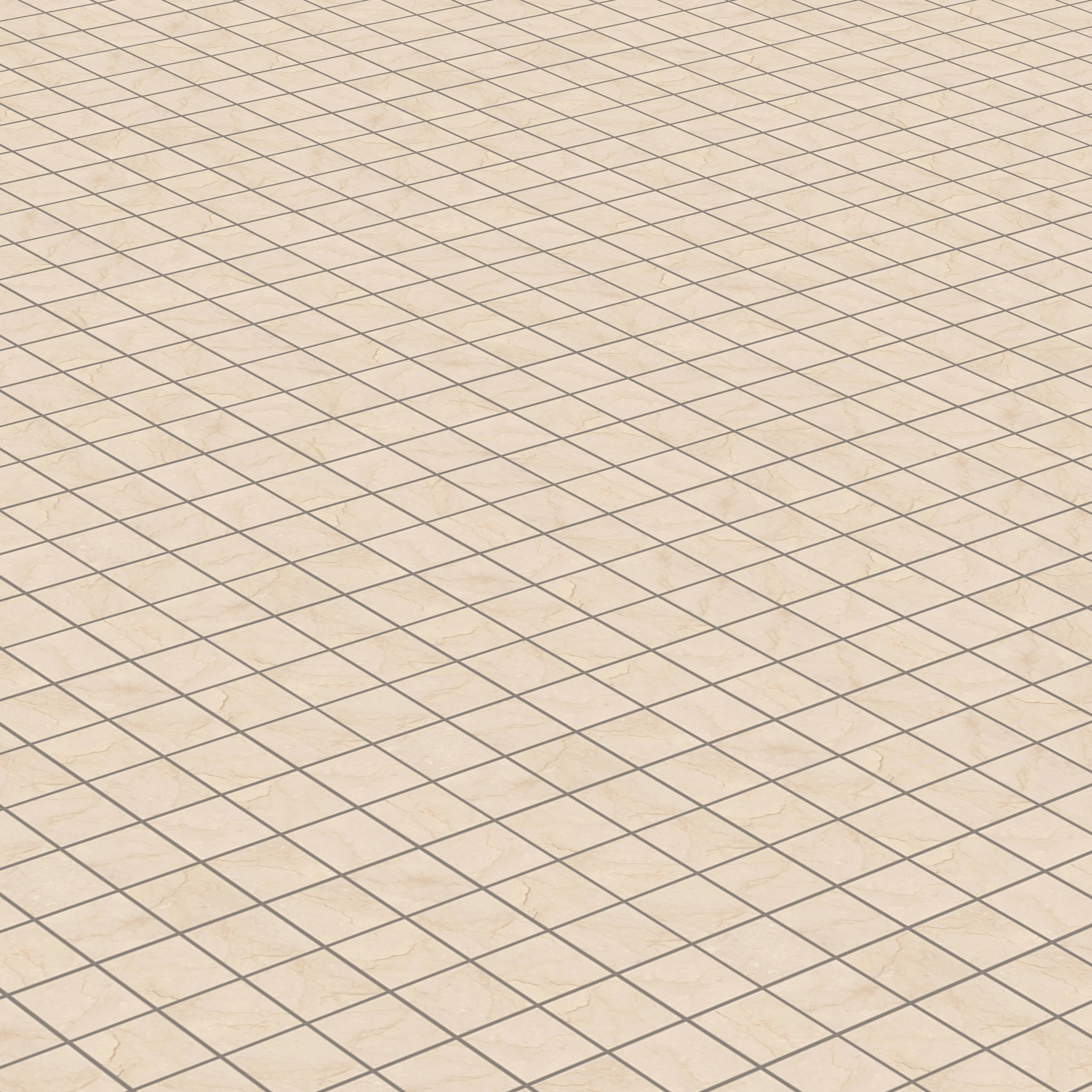 Crema Marfil Porcelain Tile Square Mosaic 2x2 Sheet Matte