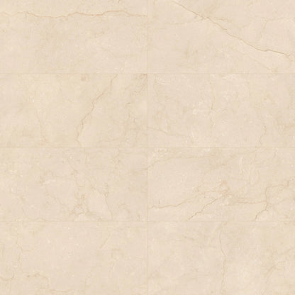Crema Marfil Porcelain Tile 12x24 Matte