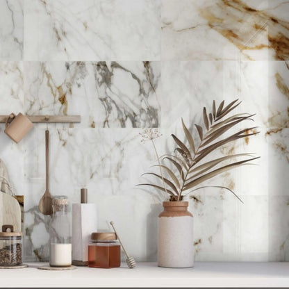 Aurora Porcelain Tile White Matte 12x24